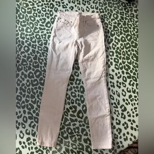 J. Crew White Toothpick Skinny Jeans